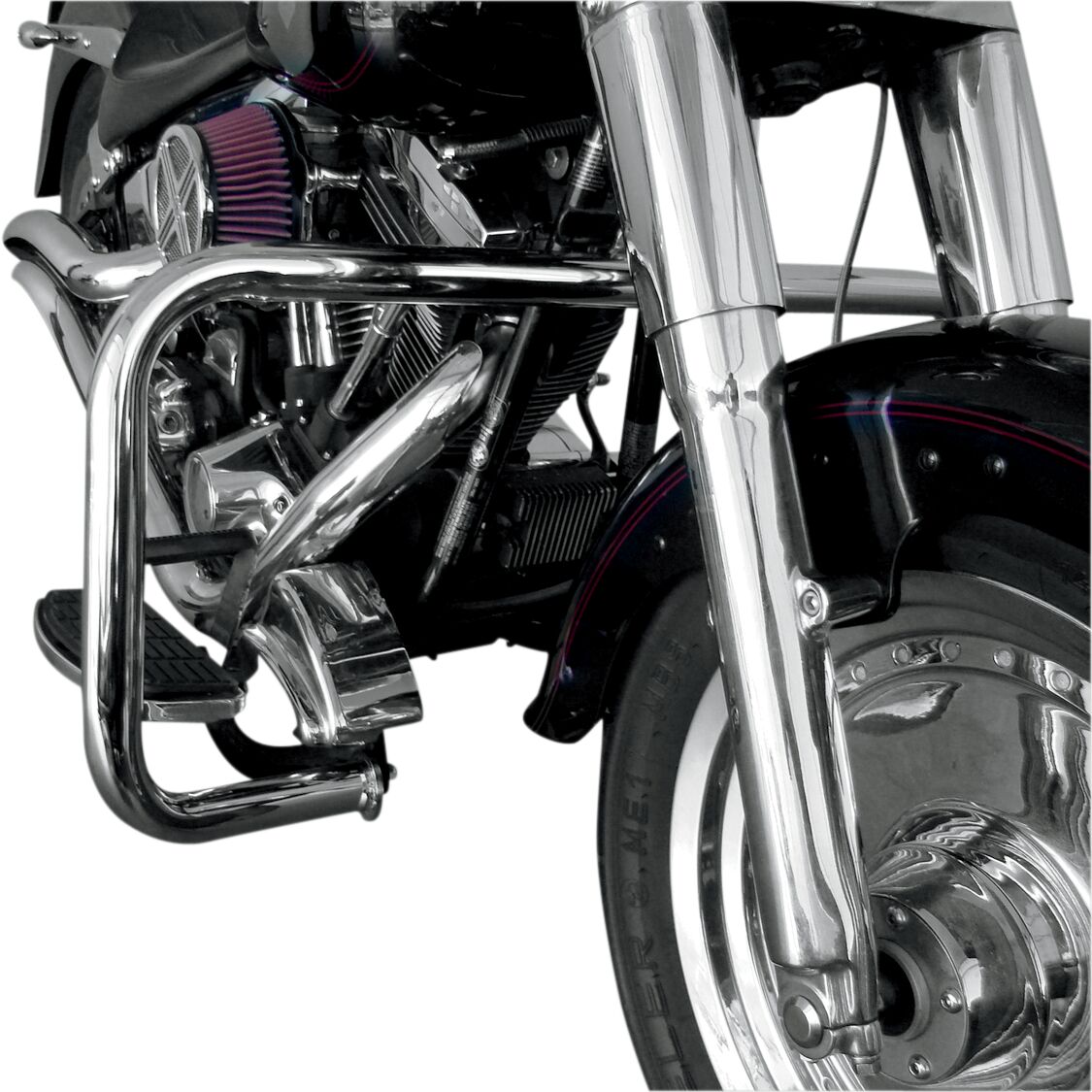 BIG BUFFALO FRONT ENGINE BAR CHROME - Bild 3