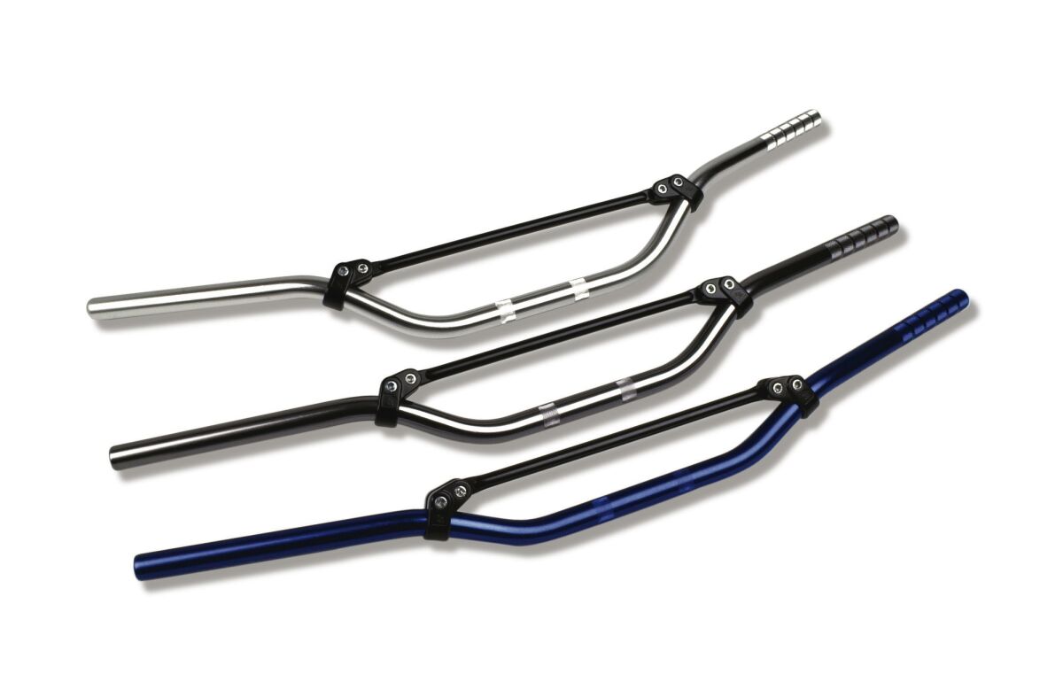 HANDLEBAR OFFROAD LOW ALUMINIUM Ø 22 TITANIUM
