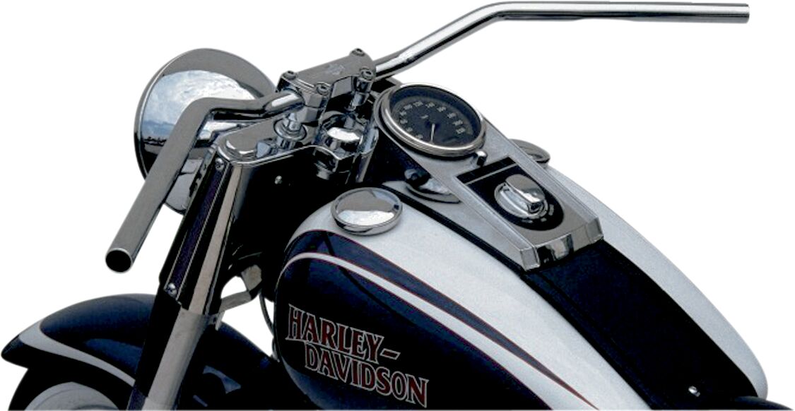 HANDLEBAR FLYERBAR STEEL Ø 25.4 CHROME PLATED, CABLE INDENT