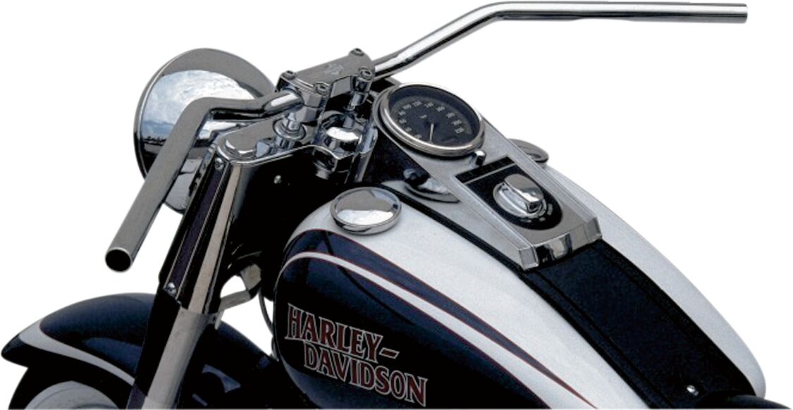 HANDLEBAR FLYERBAR STEEL Ø 25.4 CHROME PLATED, CABLE INDENT - Bild 2