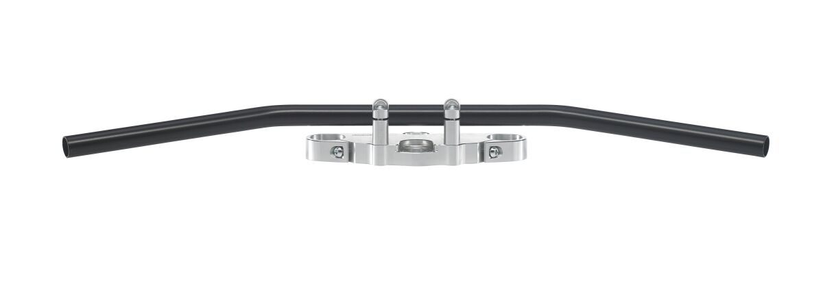 HANDLEBAR DRAGBAR MEDIUM STEEL Ø 25.4 BLACK, CABLE INDENT