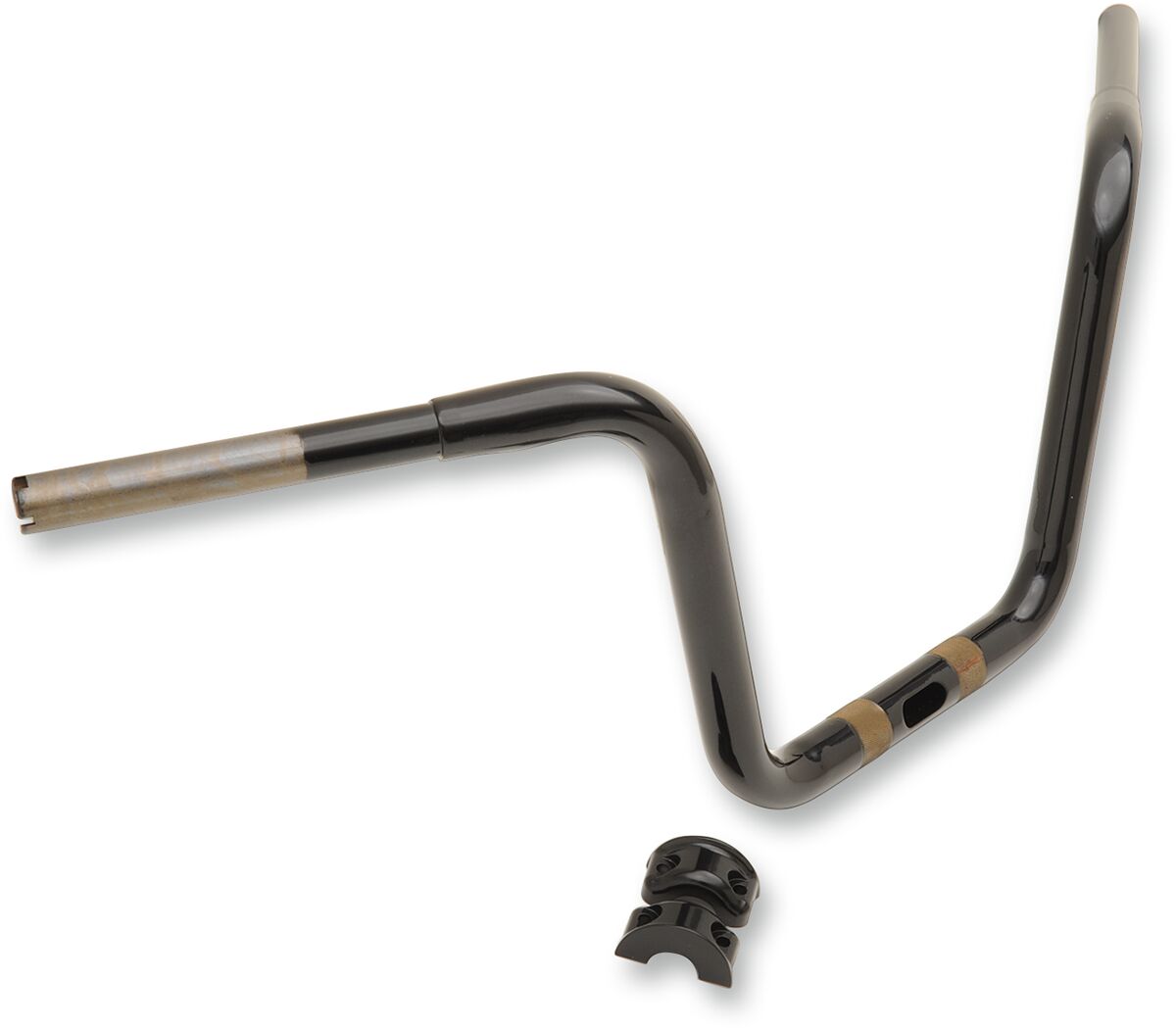 HANDLEBAR 1-1/4" APE HANGER 10" TOURING GLOSS BLACK - Bild 2