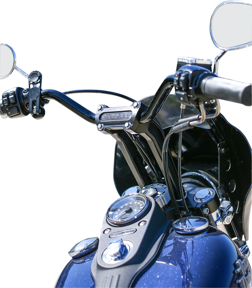 Black 9-1/2" Pullback Handlebar Riser - Bild 6