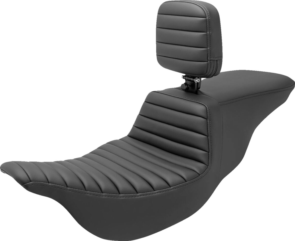 Tour Step Up Seat - Rider Backrest - Tuck-n-Roll - FL '08-'22 Fl