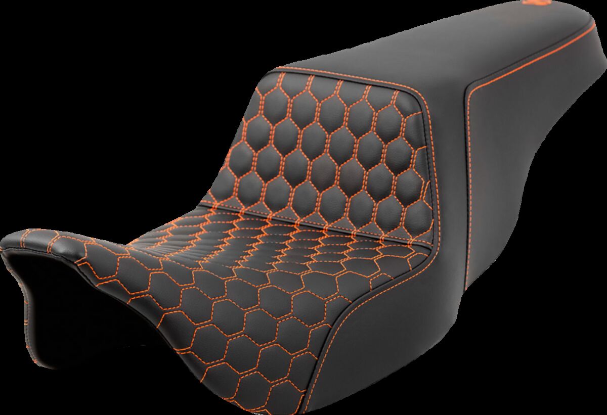 SEAT STEP UP HC ORANGE STITCH Flt