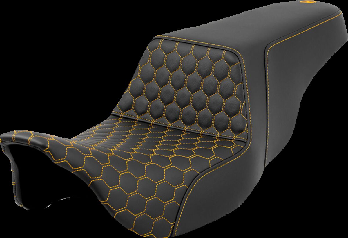 SEAT STEP UP HC GOLD STITCH Flt