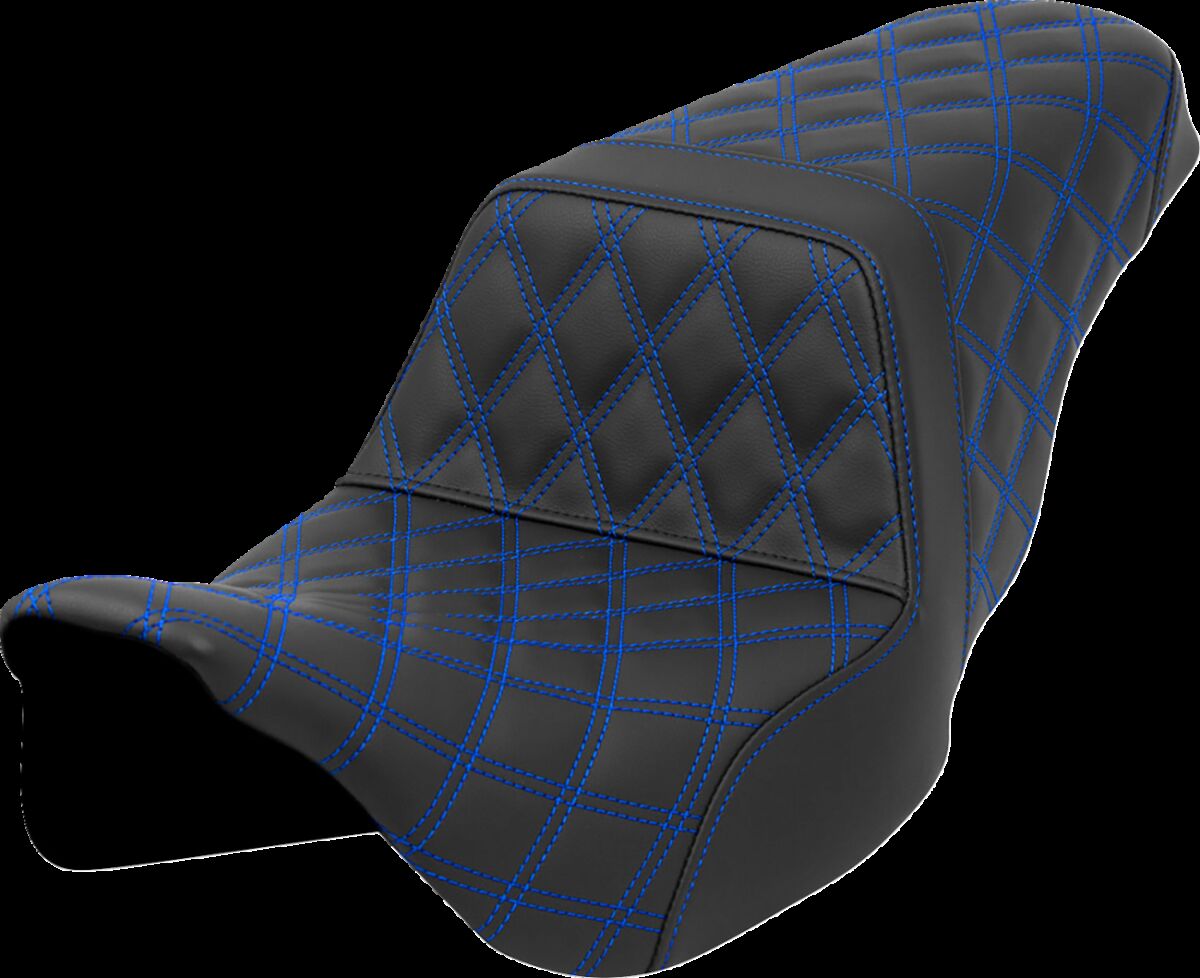 Step-Up Seat - Lattice Stitch - Blue Stitch Flt