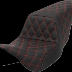 Step-Up Seat - Lattice Stitch - Red Stitch Flt