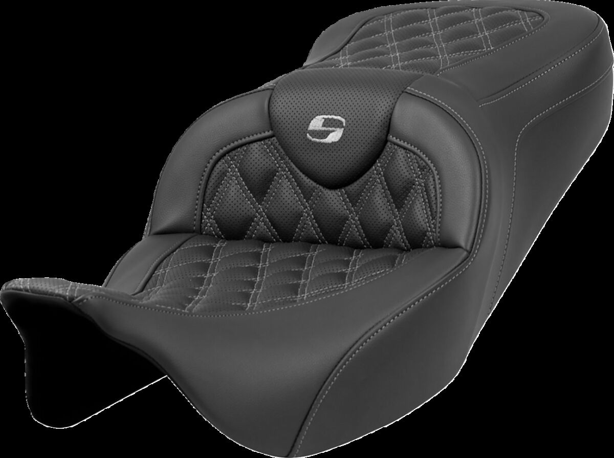 Roadsofa™ Seat - Lattice Stitch - Gray Stitch Flt