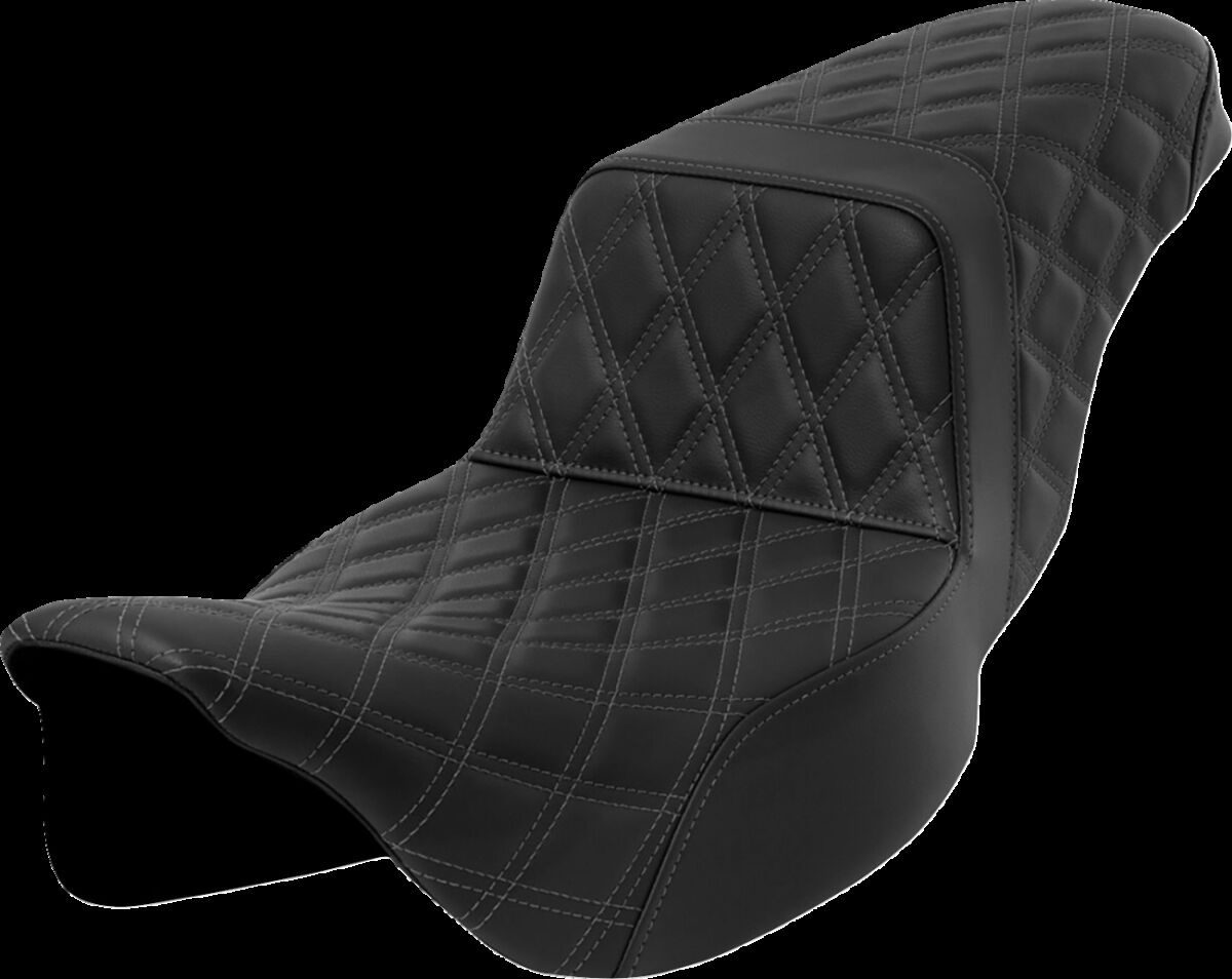 Step-Up Seat - Lattice Stitch - Gray Stitch - Extended Reach Flt