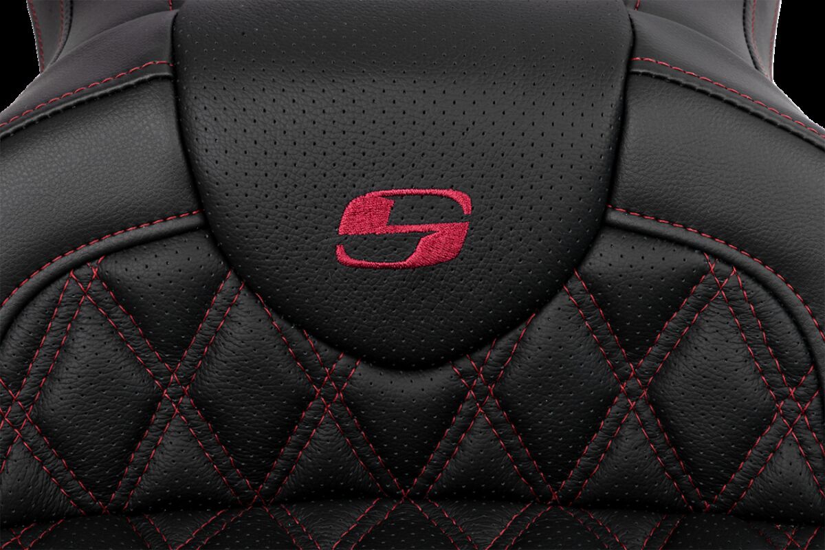 SEAT ROADSOFA LS W/BR BURGUNDY STITCH Flt - Bild 4