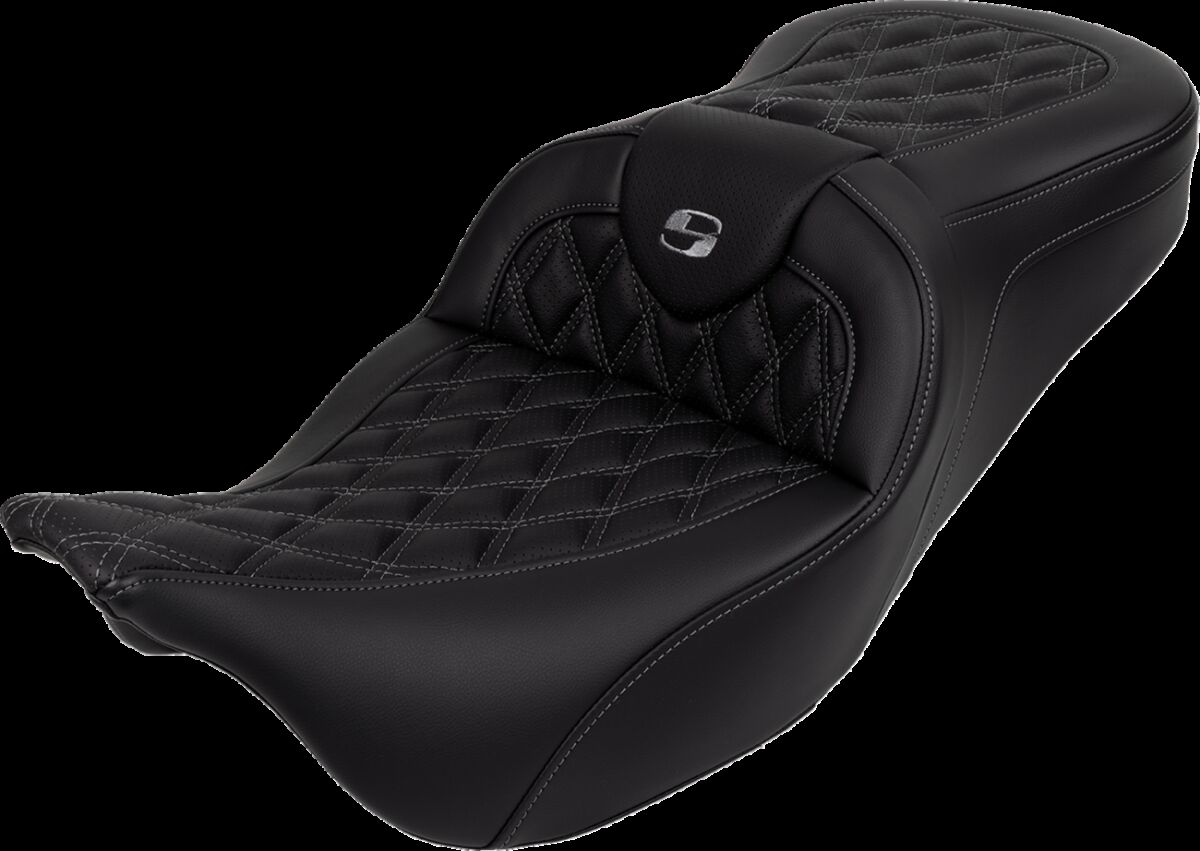 SEAT ROADSOFA LS W/BR GREY STITCH Flt