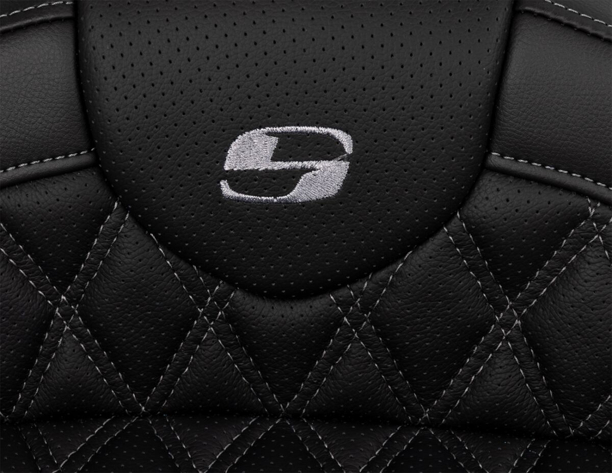 SEAT ROADSOFA LS W/BR GREY STITCH Flt - Bild 3