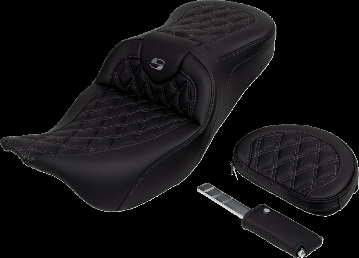 SEAT ROADSOFA LS W/BR GREY STITCH Flt - Bild 4