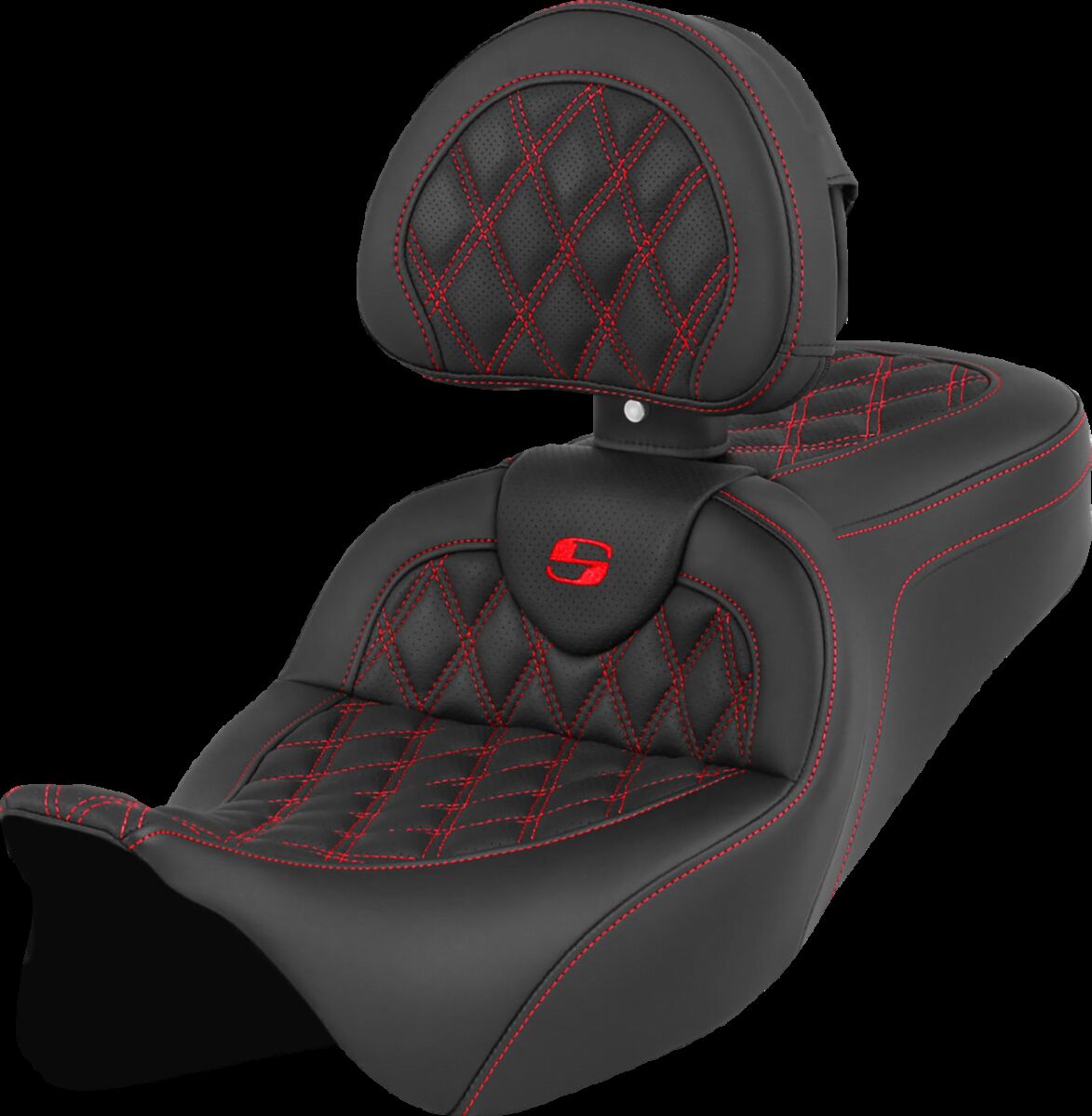 SEAT ROADSOFA LS W/BR RED STITCH Flt - Bild 5