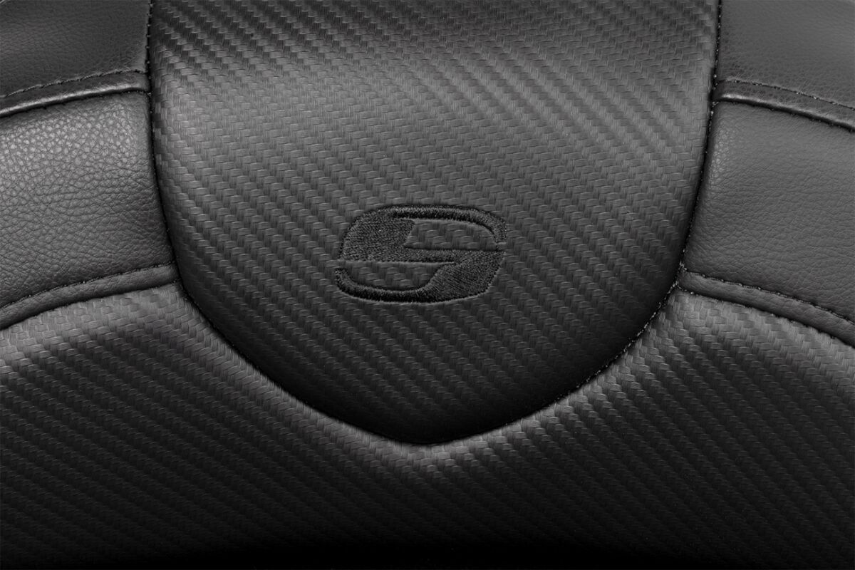 SEAT ROADSOFA CF W/BR BLACK STITCH Flt - Bild 5