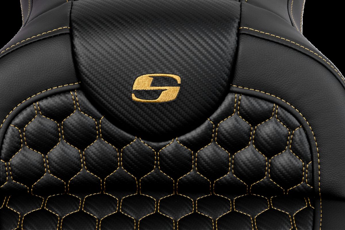 RoadSofa™ Seat - Honeycomb - Gold Stitch - without Backrest Flt - Bild 3