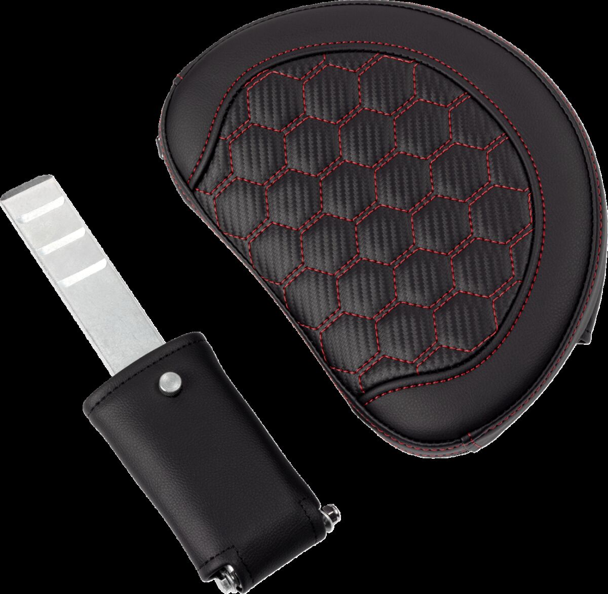 RoadSofa™ Seat - Honeycomb - Red Stitch - with Backrest Flt - Bild 5