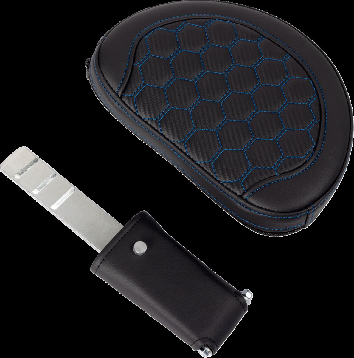 RoadSofa™ Seat - Honeycomb - Blue Stitch - with Backrest Flt - Bild 3
