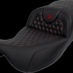 RoadSofa™ Seat - Honeycomb - Red Stitch - without Backrest Flt
