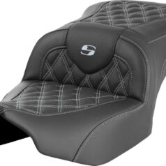 RoadSofa™ Seat - without Backrest - Lattice Stitch - Silver Stitch