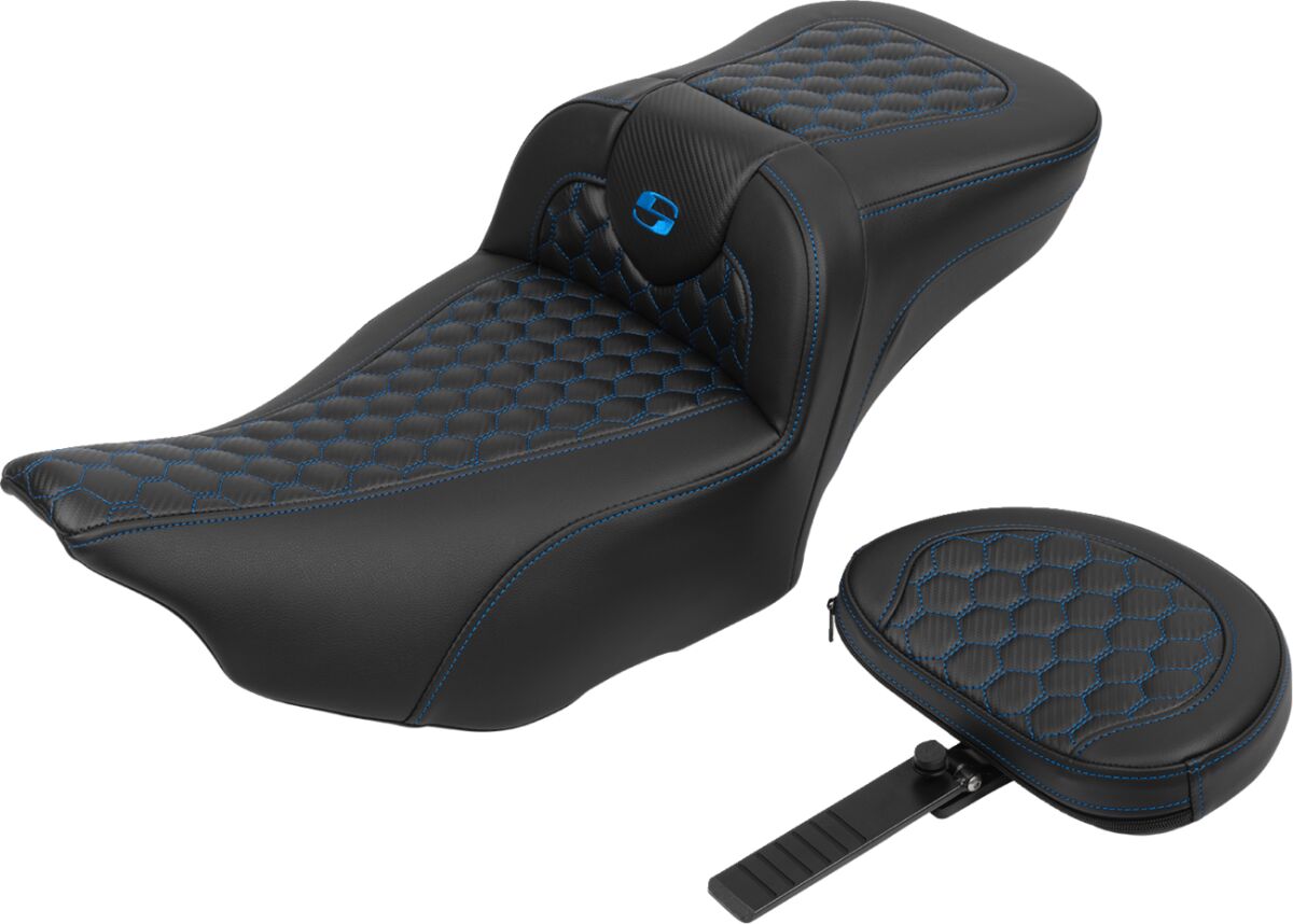 RoadSofa™ Seat - with Backrest - Blue Stitch - Extended - Bild 2