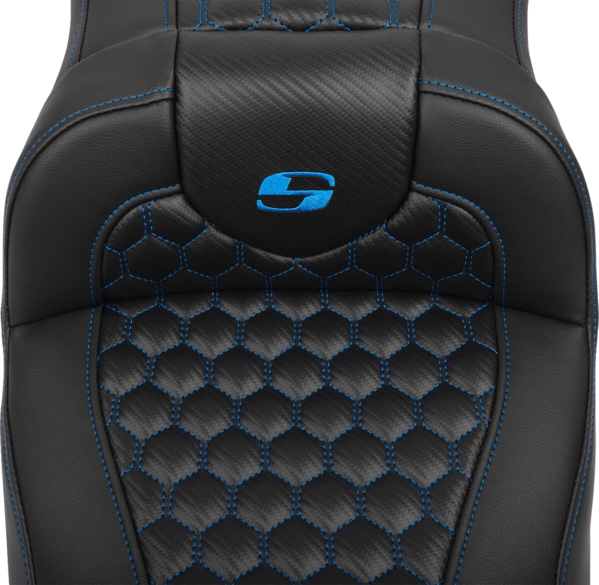 RoadSofa™ Seat - with Backrest - Blue Stitch - Extended - Bild 4
