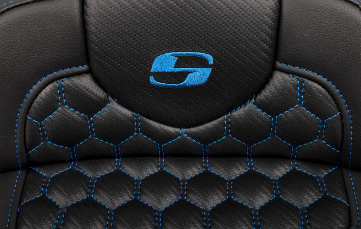 RoadSofa™ Seat - with Backrest - Blue Stitch - Extended - Bild 5