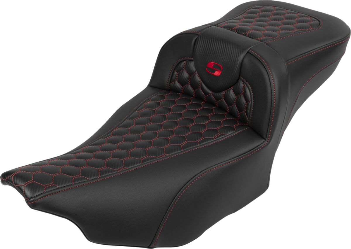 RoadSofa™ Seat - with Backrest - Red Stitch - Extended - Bild 2