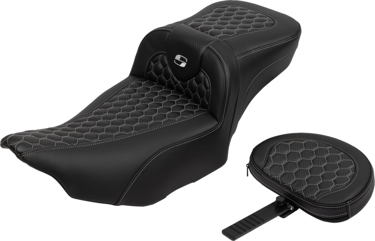 RoadSofa™ Seat - with Backrest - Silver Stitch - Extended - Bild 3