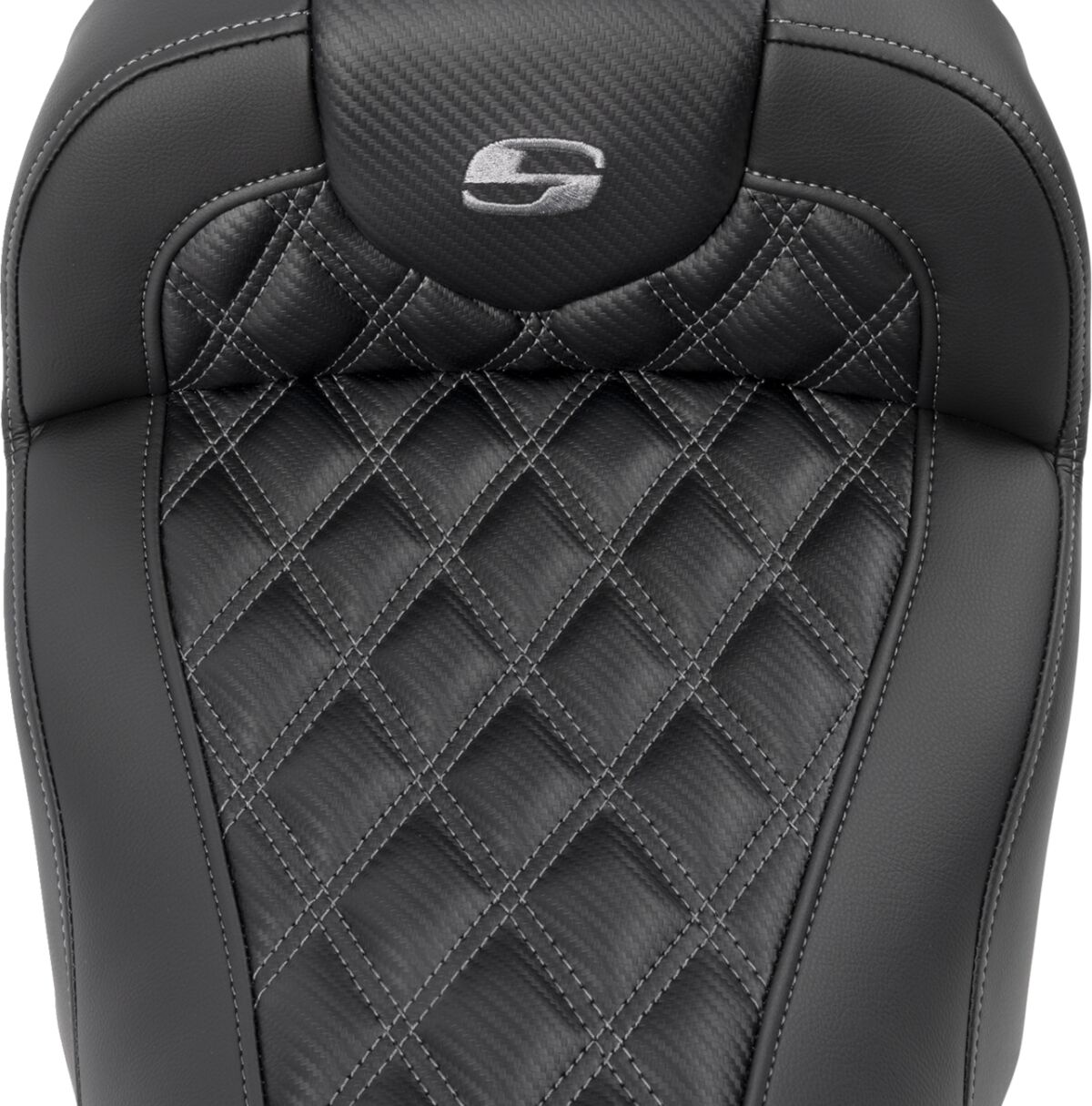 RoadSofa™ Seat - without Backrest - Carbon Fiber - Gray Stitch - Bild 3