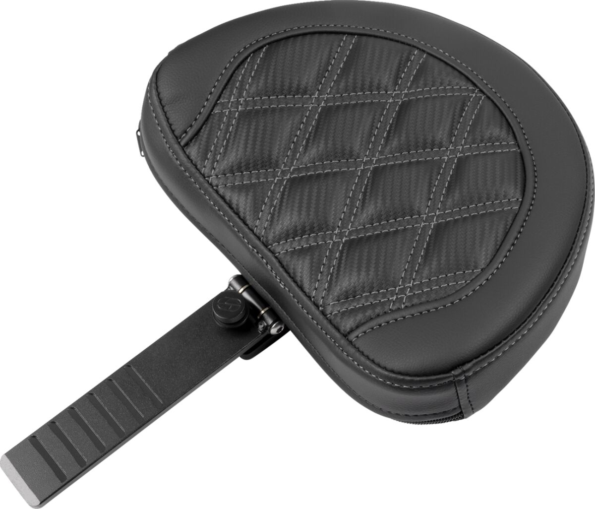 RoadSofa™ Seat - with Backrest - Carbon Fiber - Gray Stitch - Bild 5
