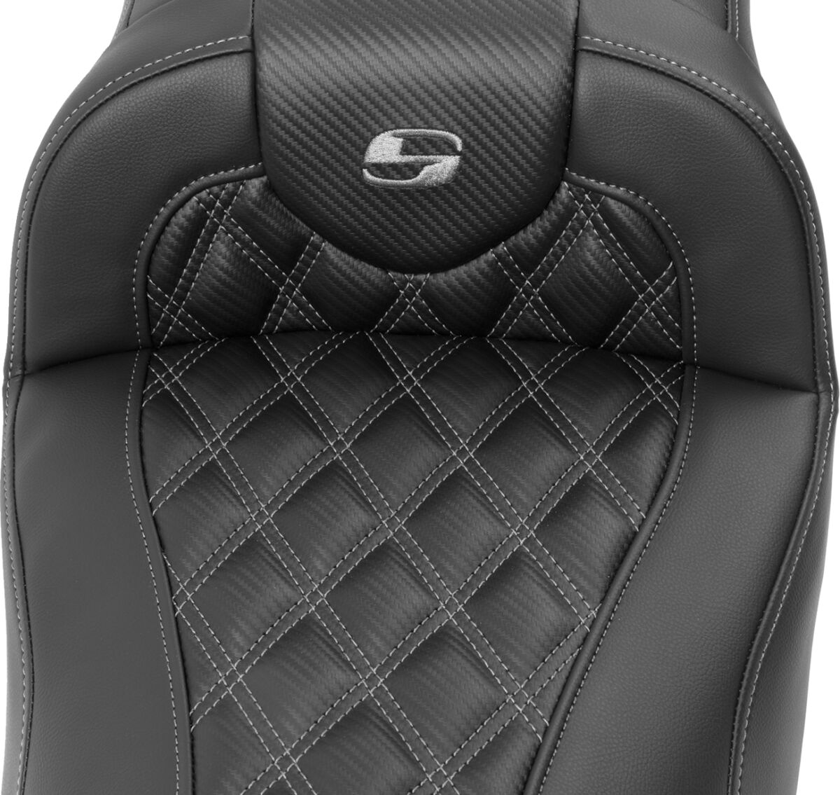 RoadSofa™ Seat - without Backrest - Carbon Fiber - Gray Stitch - Extended - Bild 4