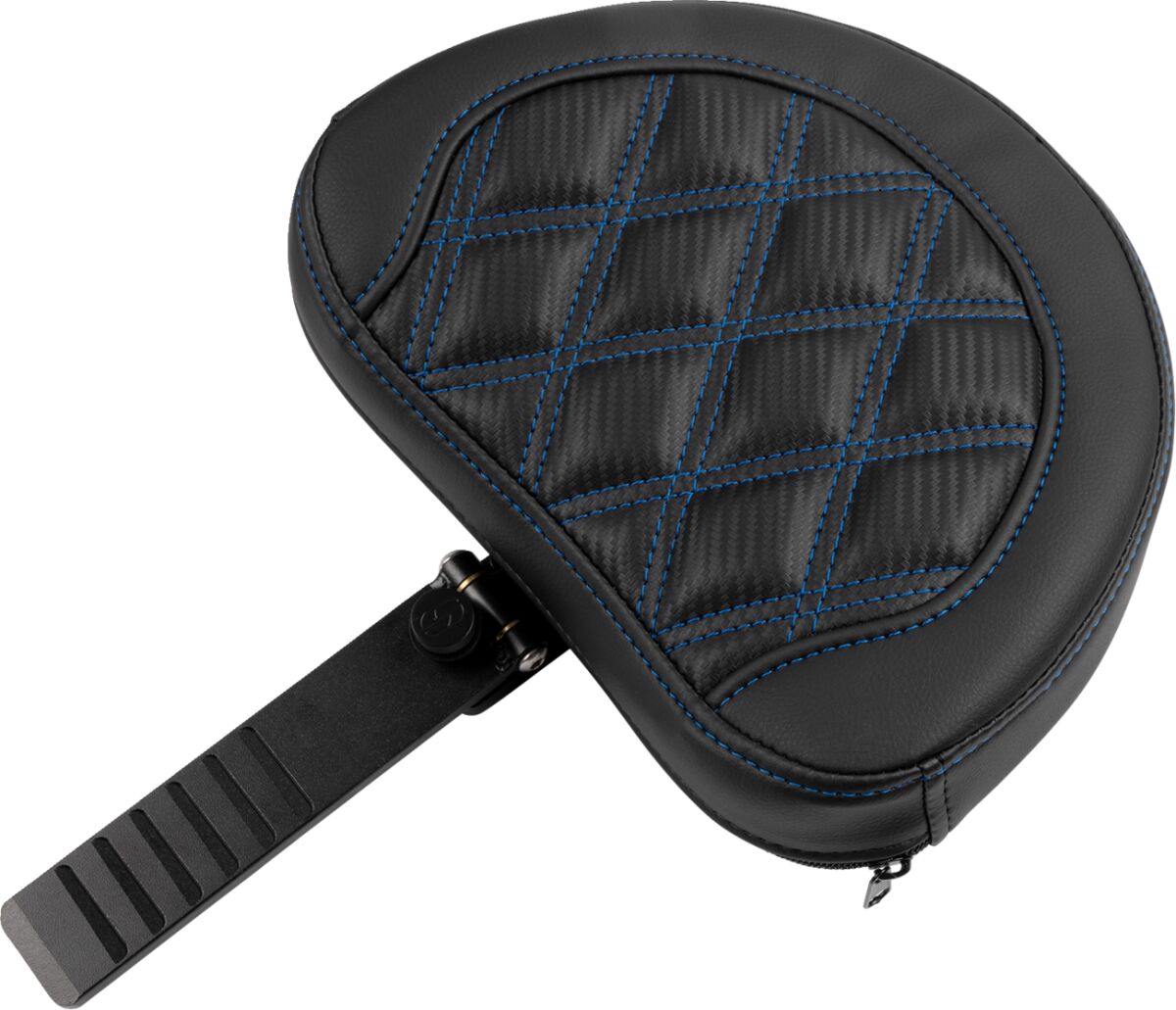 RoadSofa™ Seat - with Backrest - Carbon Fiber - Blue Stitch - Extended - Bild 4