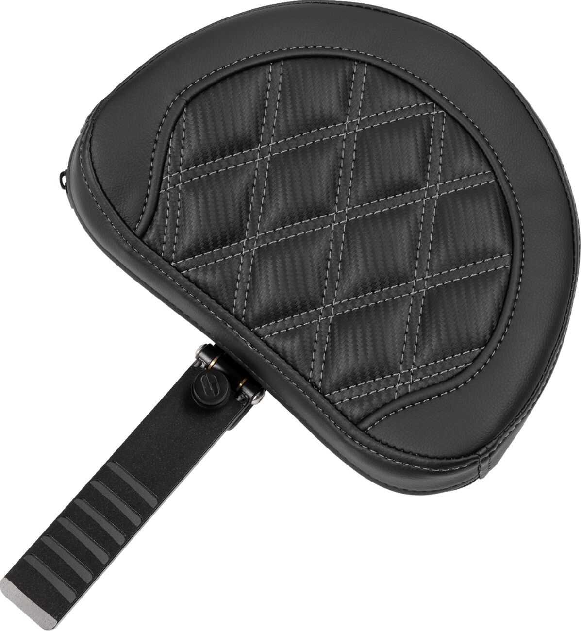 RoadSofa™ Seat - with Backrest - Carbon Fiber - Gray Stitch - Extended - Bild 6