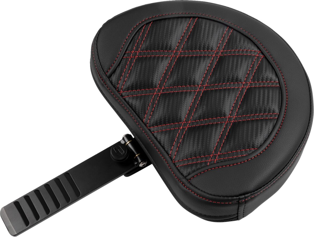 RoadSofa™ Seat - with Backrest - Carbon Fiber - Red Stitch - Extended - Bild 4