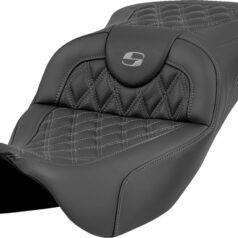 Roadsofa™ Seat - Lattice Stitch - Gray Stitch - Extended Reach - w/o Backrest Flt