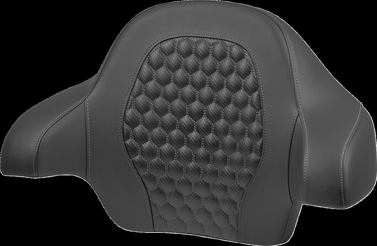 Tour Pack Backrest Pad - Honeycomb - Gray Stitching