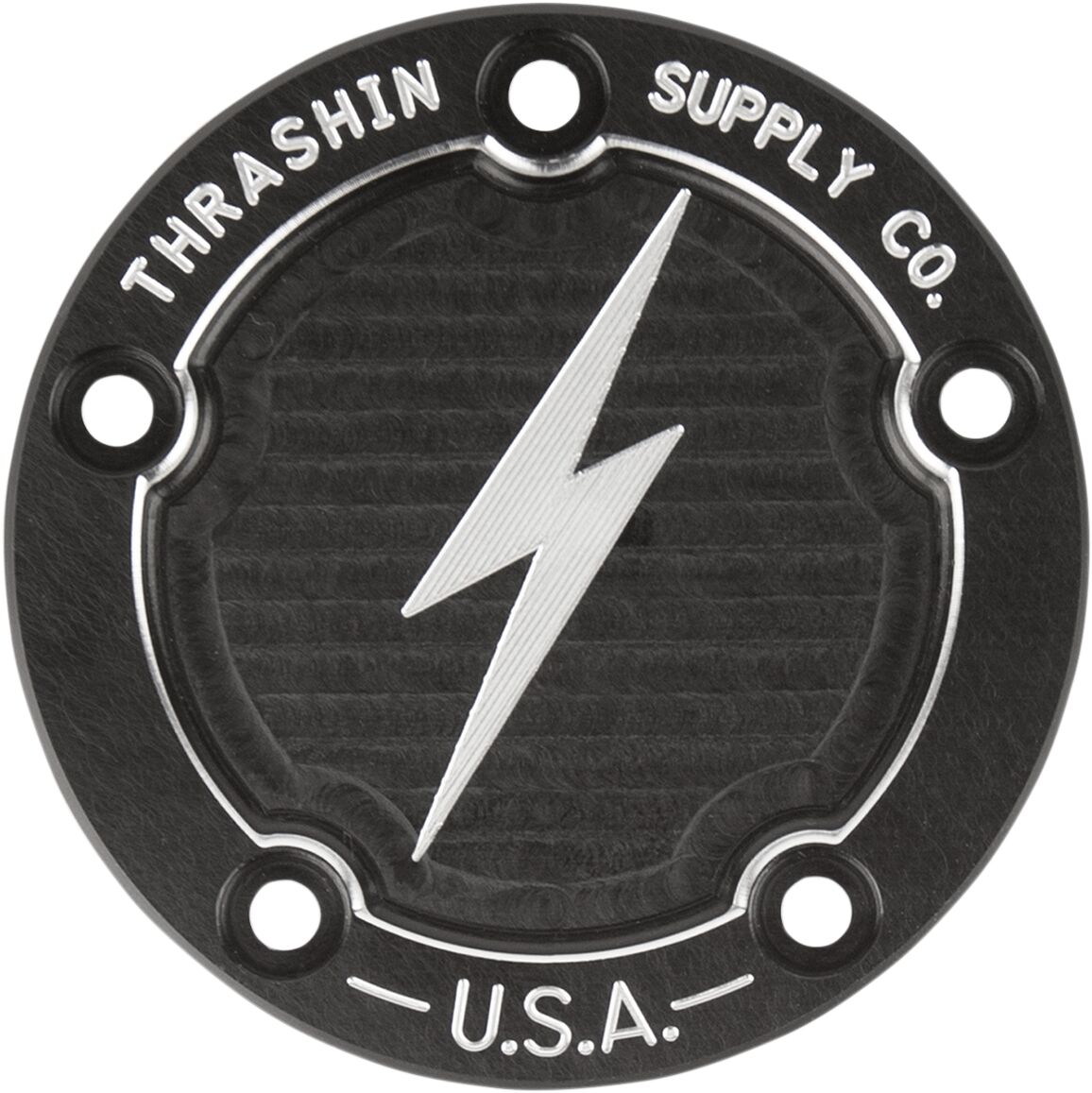 COVER POINT 5-HOLE DISHED BLACK