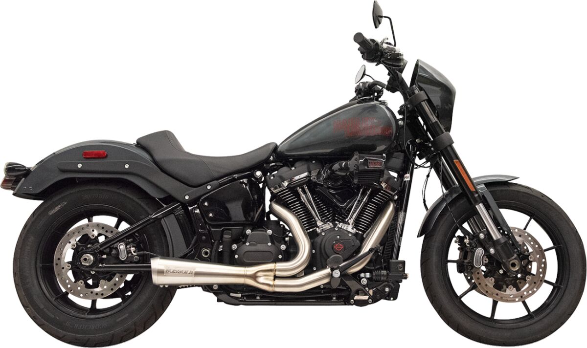 2-1short Ripper Borstat stål - Softail 2018+