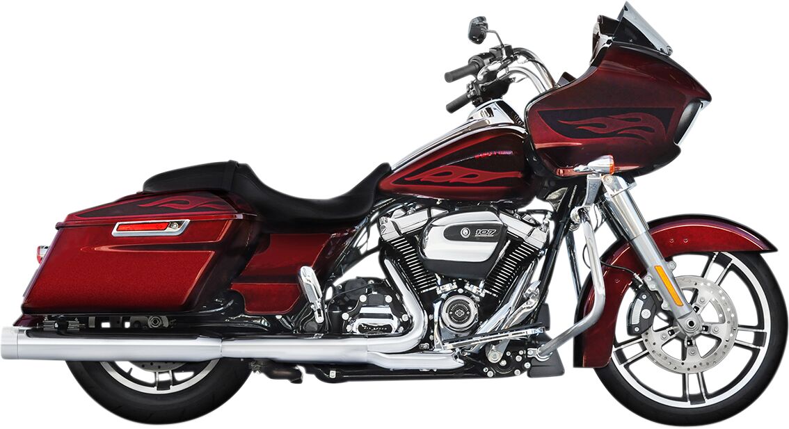MUFFLER SLIP-ON 4" EC CHROME W/CHROME END CAPS