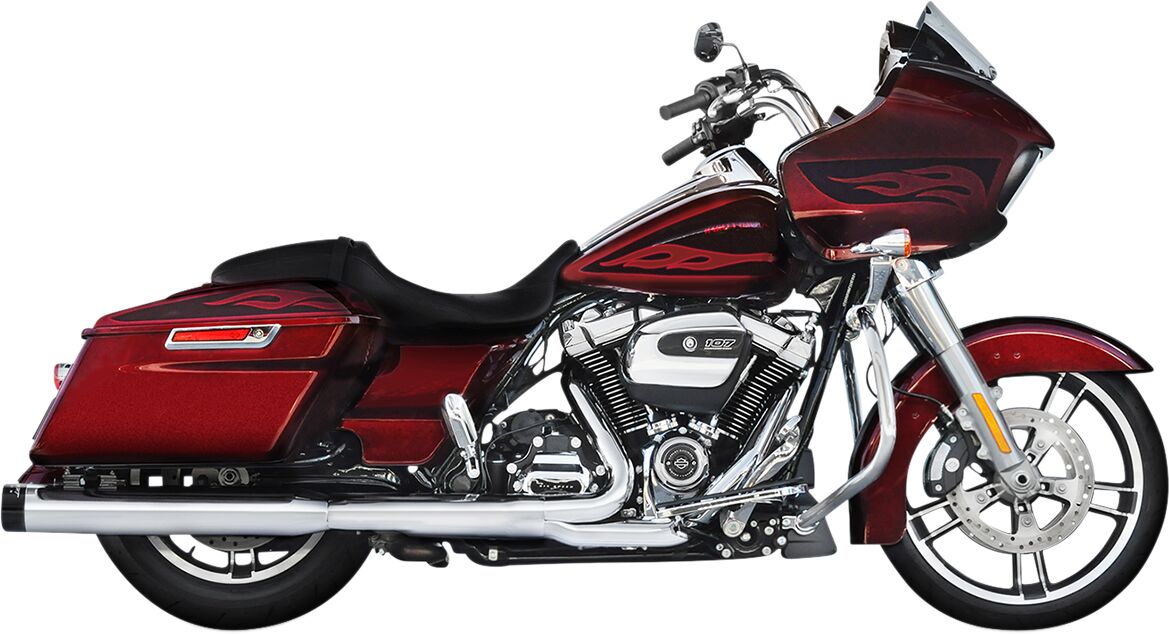 MUFFLER SLIP-ON 4" EC CHROME W/CHROME END CAPS - Bild 2