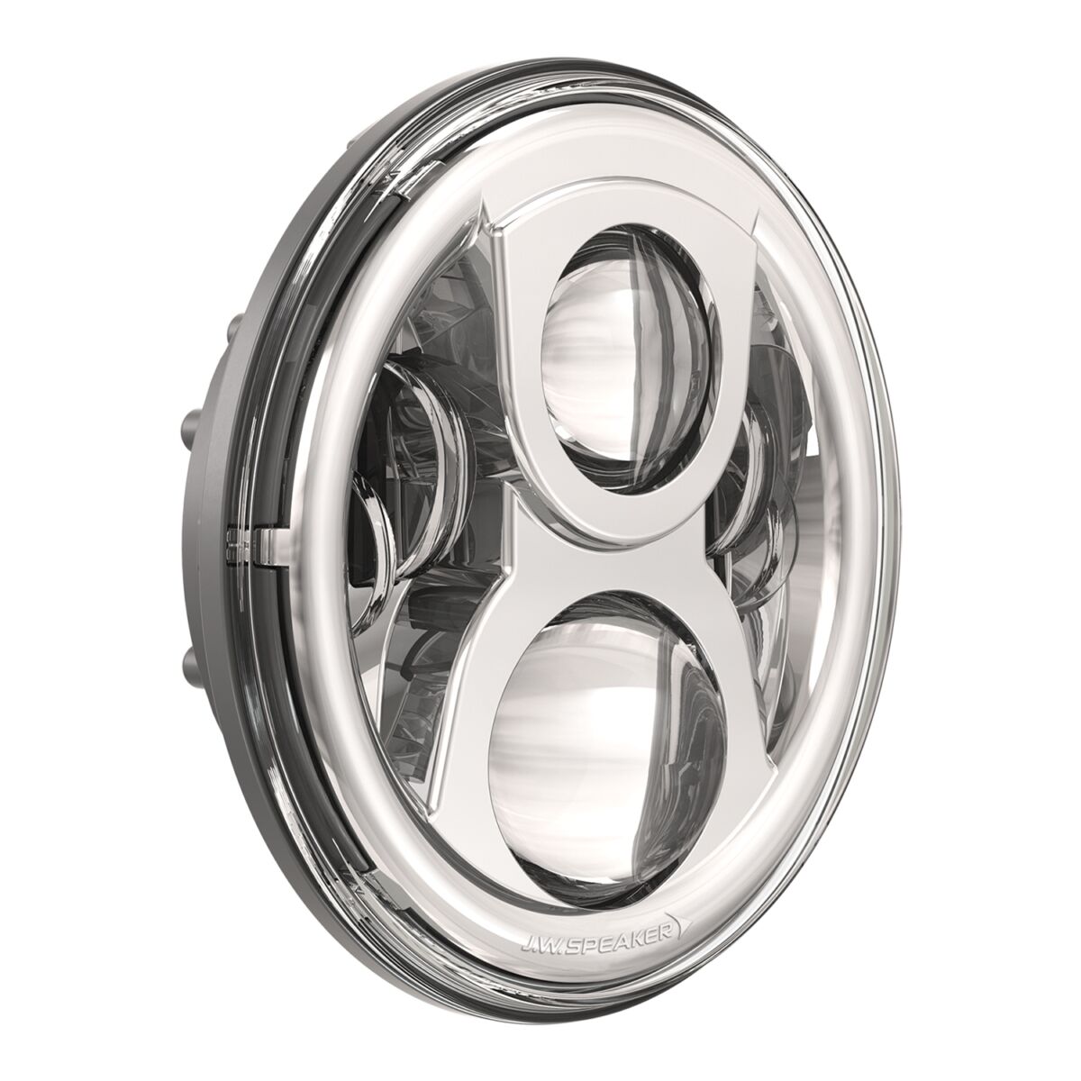 HEADLIGHT LED DUAL BURN 8700 EVO 2 18 CM (7'') CHROME INNER BEZEL - Bild 2