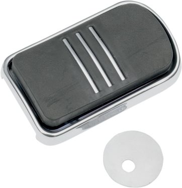 Drag Specialties Sweeper Bromspedalskåpa – Passar Harley FL, Softail & Dyna (1983–2023)