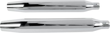 MUFFLERS 3" SLIP ON TAPERED CHROME