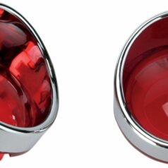 REPLACEMENT LENS OEM DEUCE-STYLE RED W/ VISOR