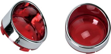 REPLACEMENT LENS OEM DEUCE-STYLE RED W/ VISOR