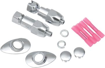 REAR TURN SIGNAL RELOCATION KIT CHROME