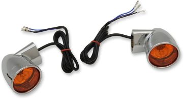 TURN SIGNAL BULLET-STYLE FRONT CHROME