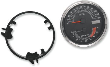 ELECTRONIC SPEEDO/TACHOMETER 5" 120MPH/ 8000RPM